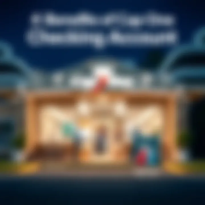 Benefits of Cap One Checking Account Infographic showcasing benefits of Cap One Checking Account