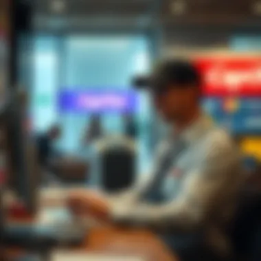 Customer Service of Cap One Checking Account Illustration depicting customer service practices for Cap One