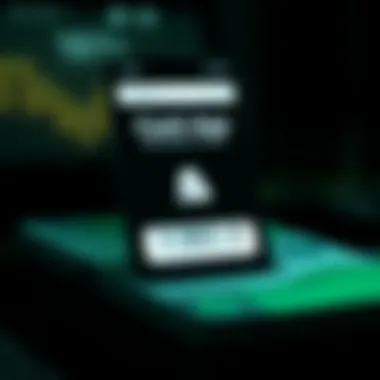 Visual representation of Cash App with bank identification code