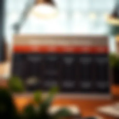 A comparison chart of different mortgage reviews