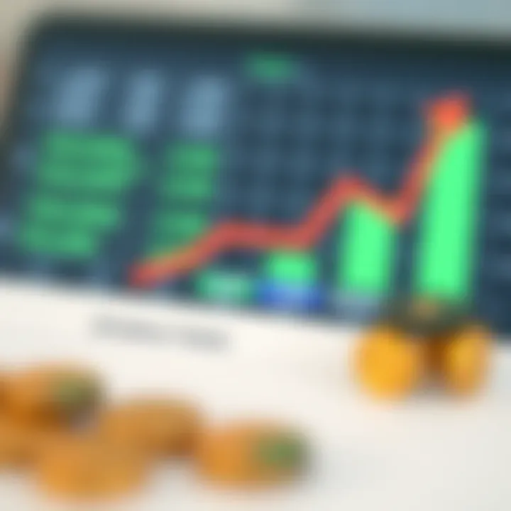 Visual representation of dividend yield calculation methods