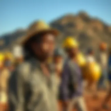 Community Response to Lithium Mining Local community protesting against lithium mining