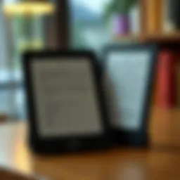 Comparison of e-reader display quality