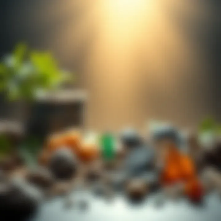 Visual depiction of diversified assets within ERTH ETF