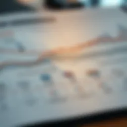 An intricate financial model diagram illustrating various components