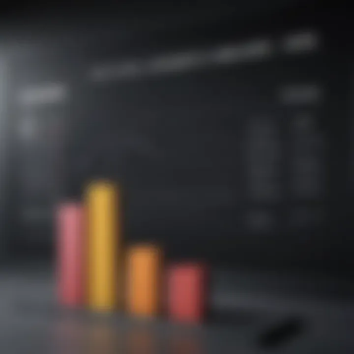 Bar chart illustrating performance assessment criteria