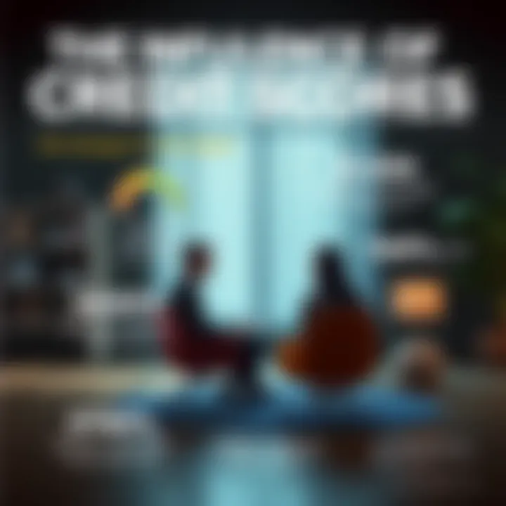 The Influence of Credit Scores Infographic on credit score impact