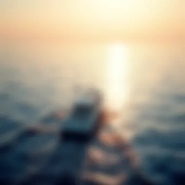 The Joy of Marine Adventure A serene image of a boat on calm waters, symbolizing the joy of marine adventure.