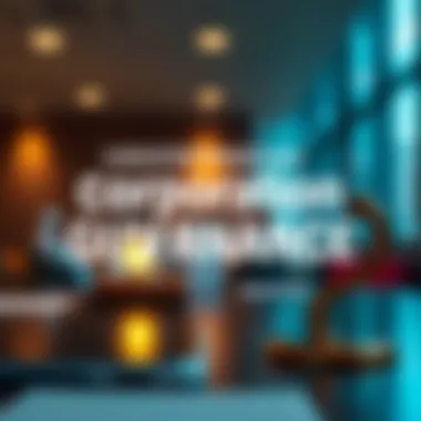 Understanding Corporation Governance Graphic showcasing corporation governance