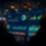 Real-Time Insights in Data Analytics A modern data analytics dashboard showcasing real-time insights