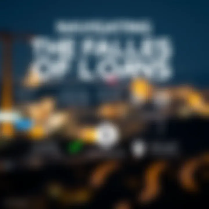 Navigating the Pitfalls of Loans Graphic showcasing pitfalls of unsecured loans