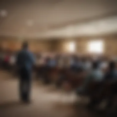 A community center hosting a financial education workshop.