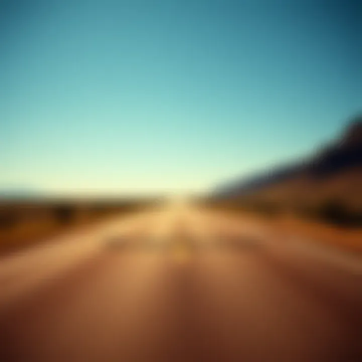 The Journey Awaits An open road symbolizing adventure and discovery