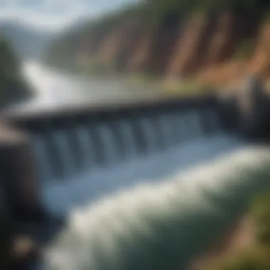 The Power of Water: Hydroelectric Energy Hydroelectric dam showcasing power generation