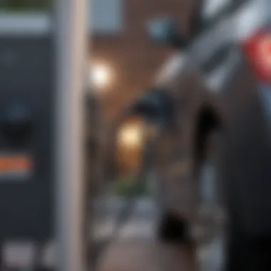 Charging Electric Vehicles: A Financial Perspective Electric vehicle charging station close-up