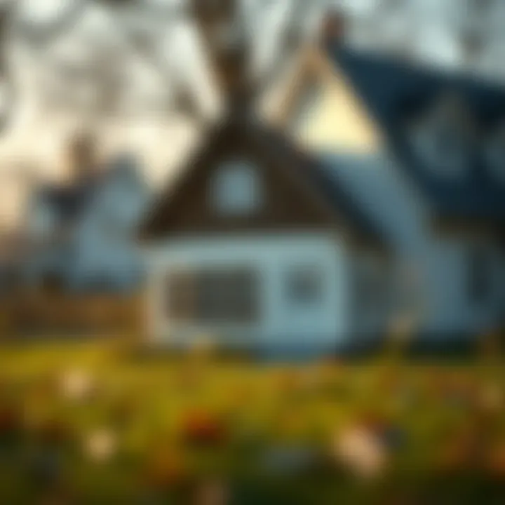 A conceptual image illustrating the advantages of traditional mortgages
