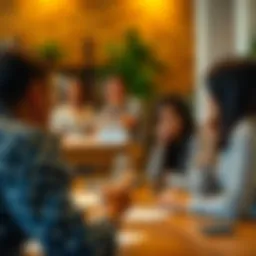 USAA agent consulting with a military family