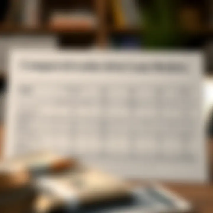 Comparative chart of First Direct loans against other lending options