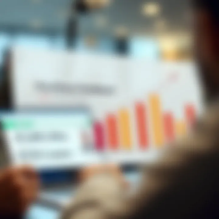 Graph showcasing customer feedback and satisfaction ratings