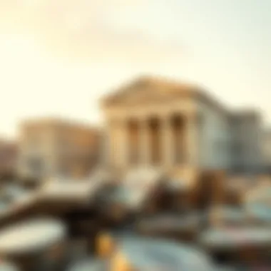 Visual representation of global financial crises affecting interest rates