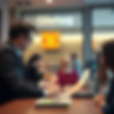 Expert Guidance from Wells Fargo Representatives Customer service representative assisting a client