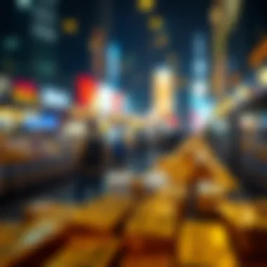 Market responses to gold price changes