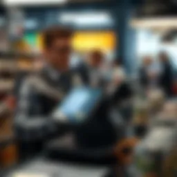 Overview of modern merchant POS systems showcasing various functionalities