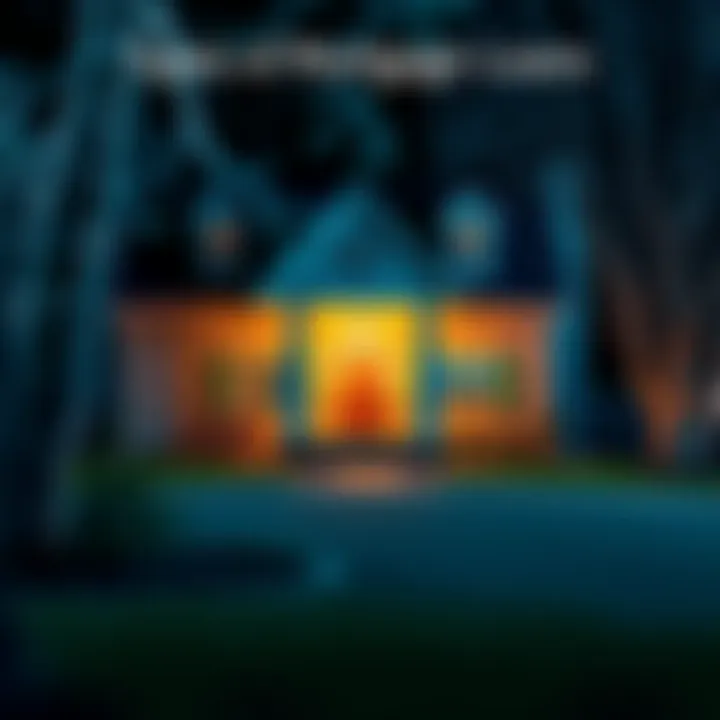 Types of Mortgage Loans Illustration showing various types of mortgage loans available