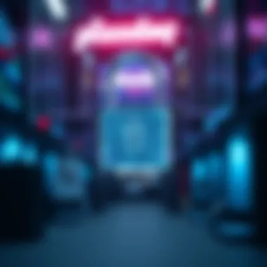 Secure digital lock representing Nasdaq security measures