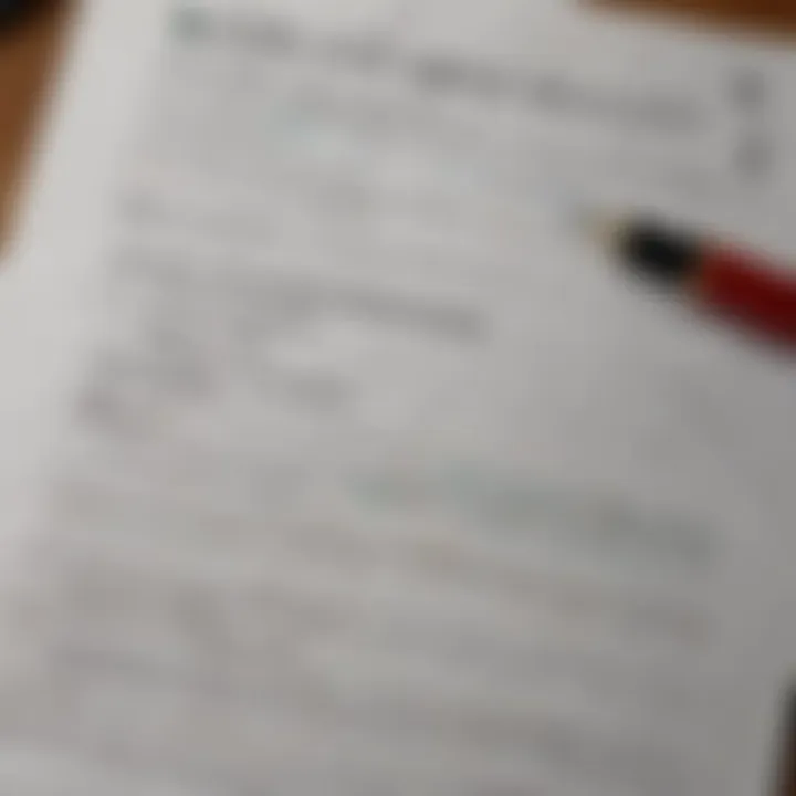 Illustration of a checklist for tax amendment