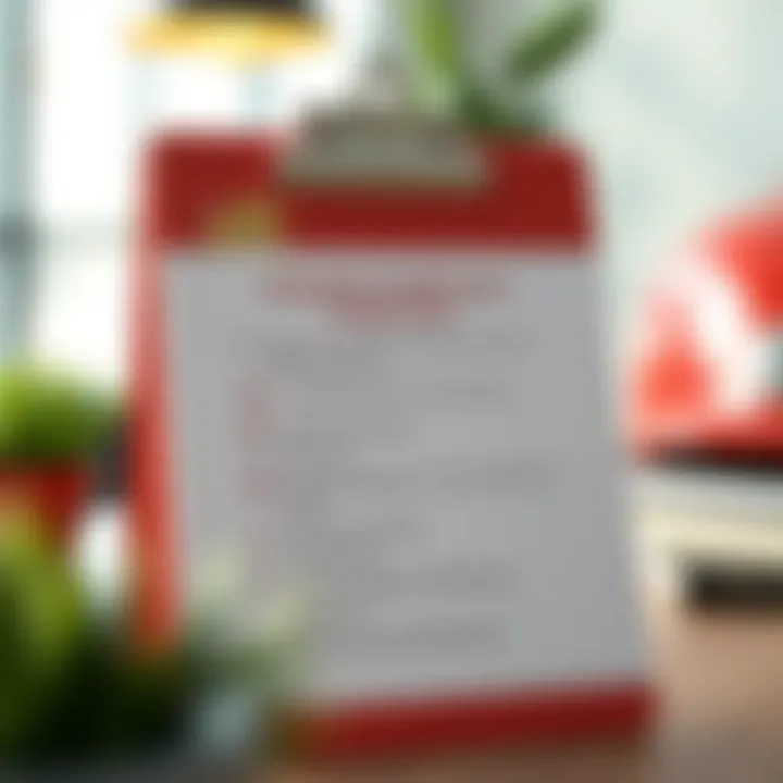 Checklist for Small Business Credit Card Requirements Visual representation of a checklist for small business credit card prerequisites