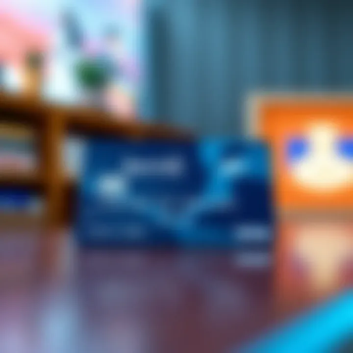 An illustration of the Barclaycard logo with a credit card