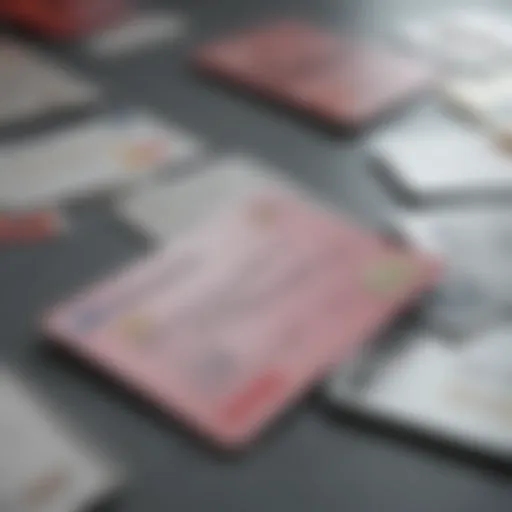 A diverse array of identification cards reflecting various alternatives to the SSN