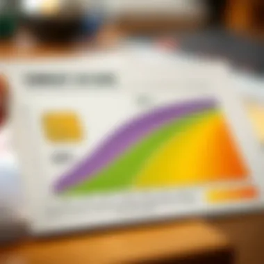 A graphical representation of credit score factors