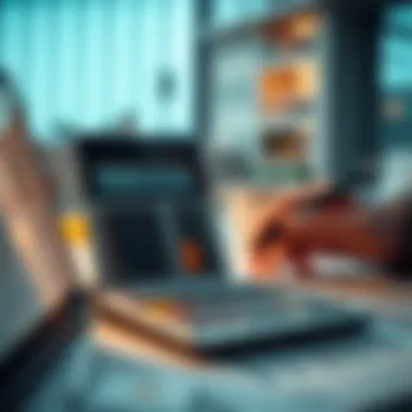 Illustration of mortgage comparison tools in use