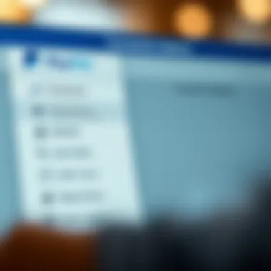 PayPal Transaction Options PayPal interface showcasing transaction options