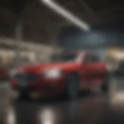 A confident individual reviewing a car buying guide
