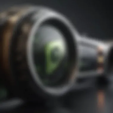 Showcasing Nvidia's Technological Innovations Illustration showcasing Nvidia's latest technology innovations