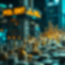 Conceptual representation of decentralized finance