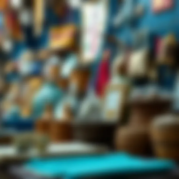 Unique Handmade Creations Handcrafted items displayed for sale