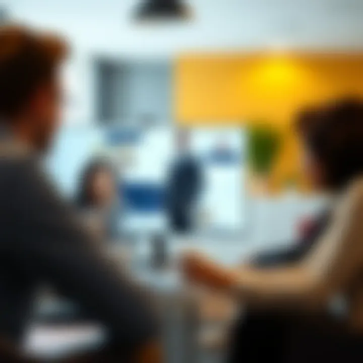 Engaging Online Services Consultation session happening virtually