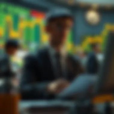 Conceptual depiction of financial analysis