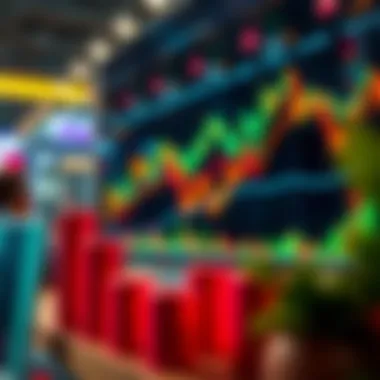 An illustrative representation of market trends and analytics