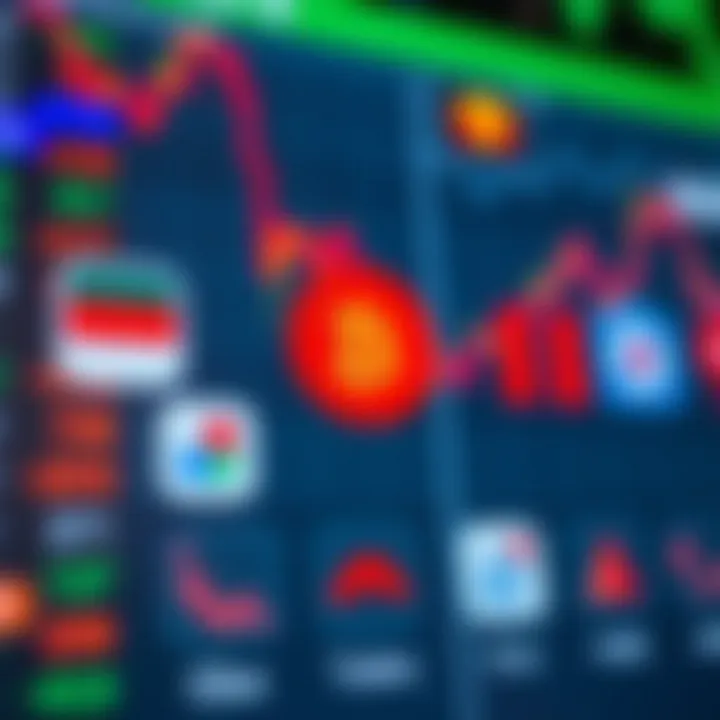 Notable Stocks Across Various Sectors A collection of notable stock icons representing various sectors