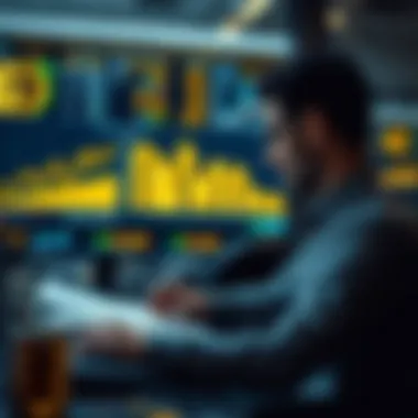 Market Analysis: Insights into Gold Investments A financial analyst reviewing charts and data related to gold investments