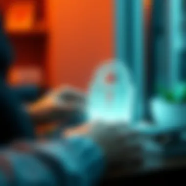 Secure payment technology illustration