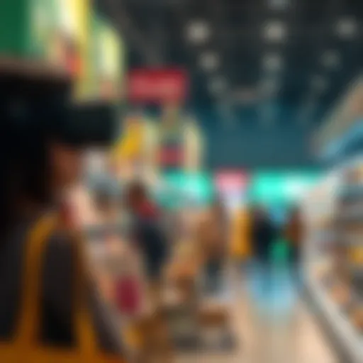 Digital shopping experience with virtual reality