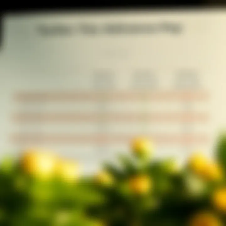 Comparison chart of TurboTax Advance Pay alternatives