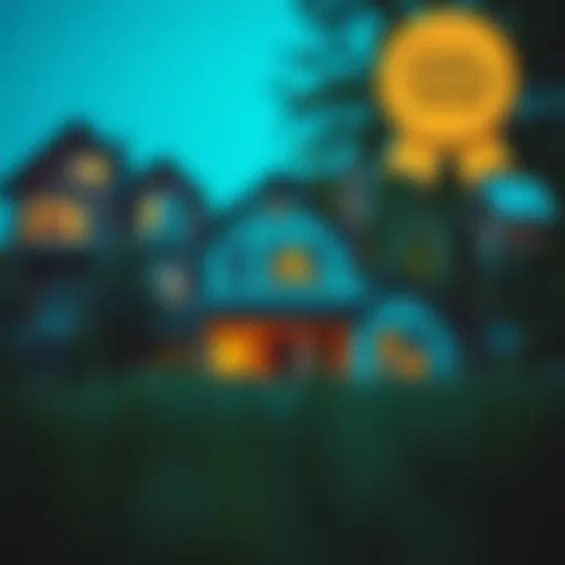 Illustration of different mortgage types available