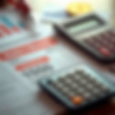 Essential Financial Documentation for Auto Loans Illustration of financial documents and a calculator